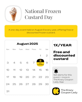 Frozen Custard Day 2025