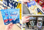 dollar general triscuit, axe, finish 3-photo collage