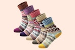 Women's Wool Crew Socks 5-Pack B0CB8MQ1MW