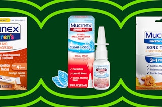 mucinex medicine on a grid