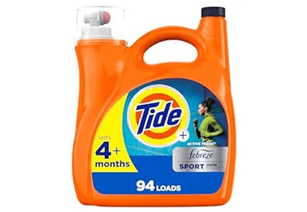 4 Tide Laundry Detergents