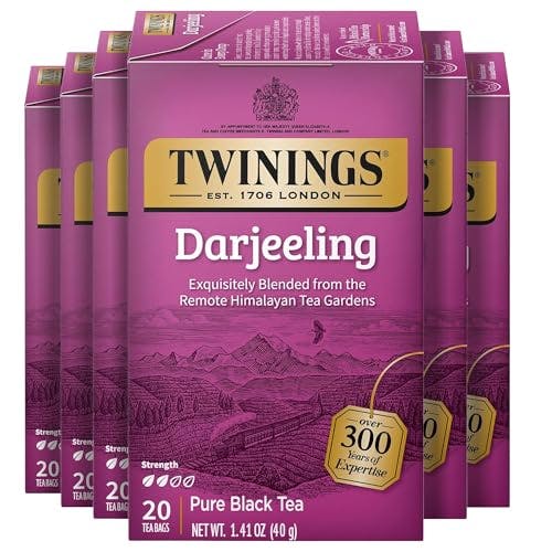 Twinings Darjeeling Black Tea 6-Pack