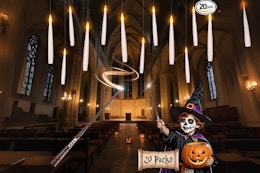 Flameless Floating Candles and Wand