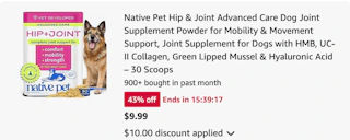 Native Pet Amazon receipt