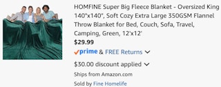 amazon-oversized-fleece-blanket-cart