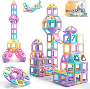 Pastel Magnetic Tile Set