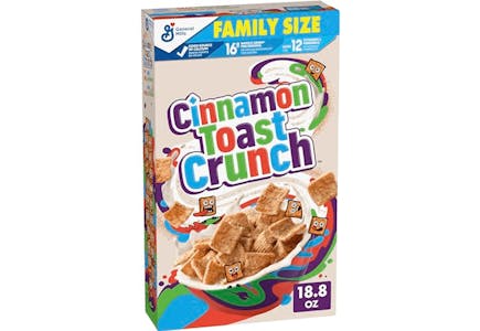 3 Cinnamon Toast Crunch Cereal Boxes
