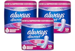3 Always Discreet Pad Packs