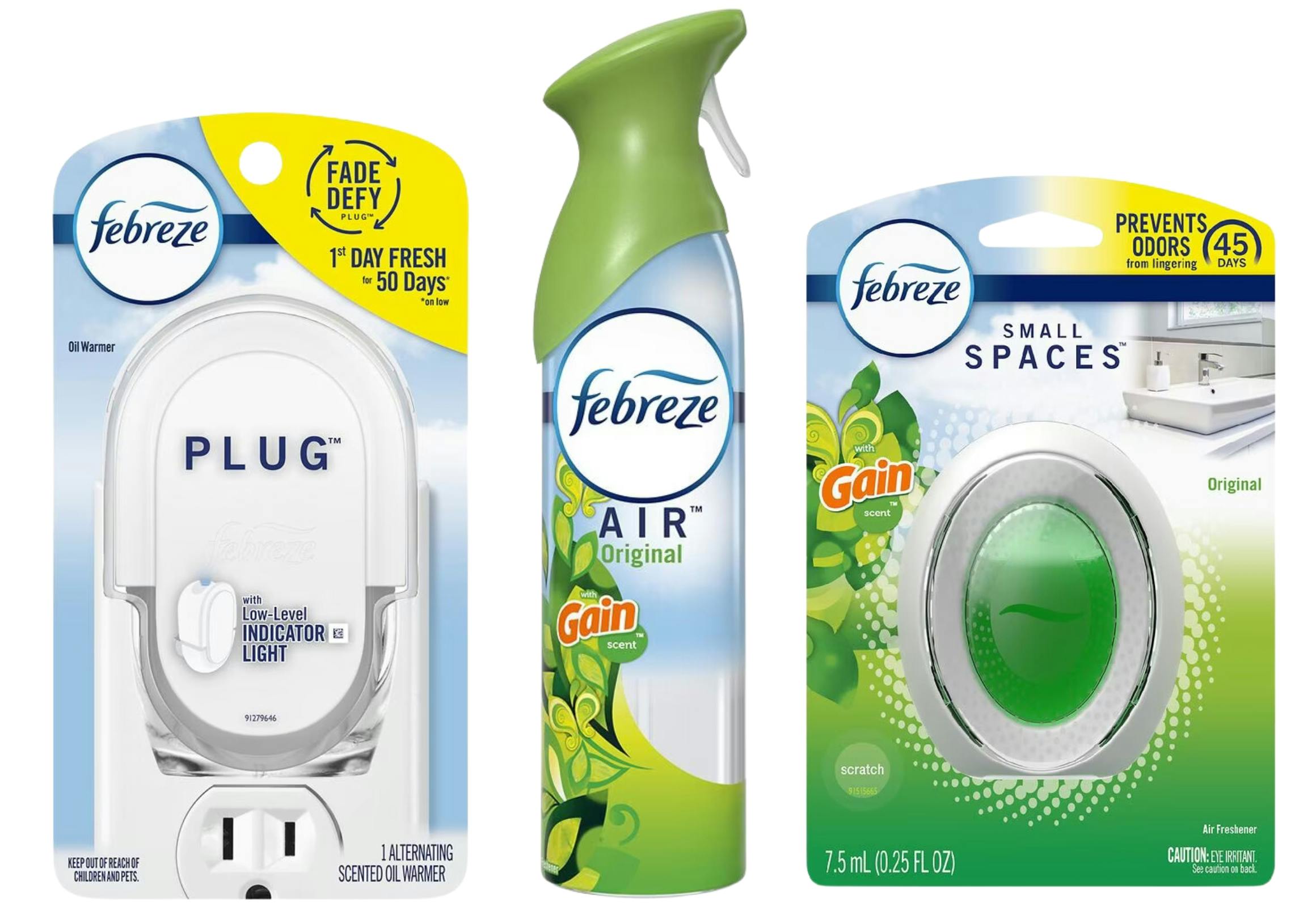 3 Febreze Products