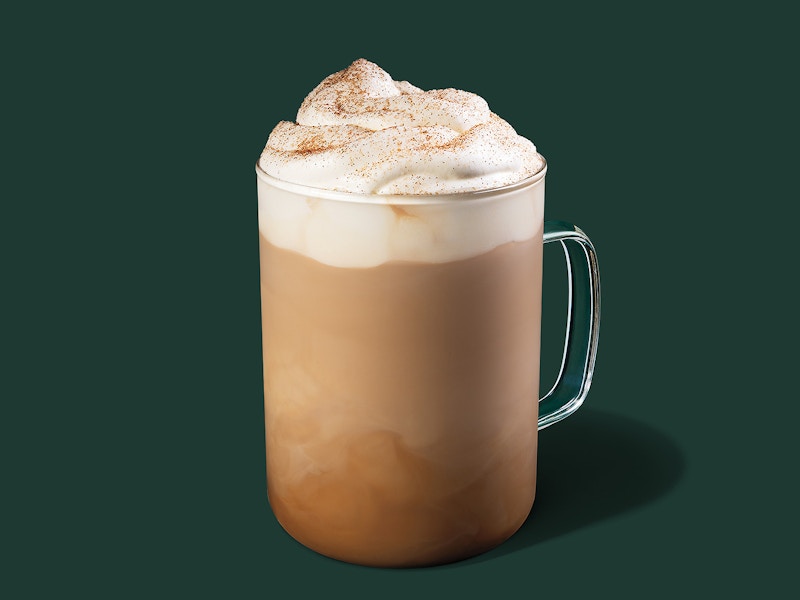 starbucks hot cinnamon dolce latte drink