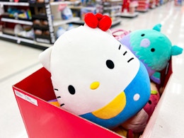 New Hello Kitty Jumbo Squishmallows Plush, Only $25.64 at Target (Reg. $45) card image