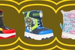Cars, Toy Story, and Stitch toddler snow boots