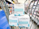 3 Loreal Moisturizers in Walmart shopping cart