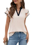 Women's Ruffle Sleeve Blouse