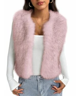 BTFBM Women's Faux Fur Vest
