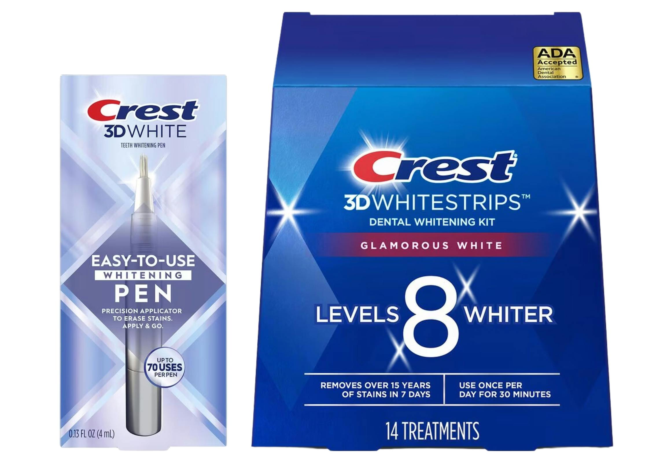 1 Crest 3D Whitening Pen + 1 Whitestrips