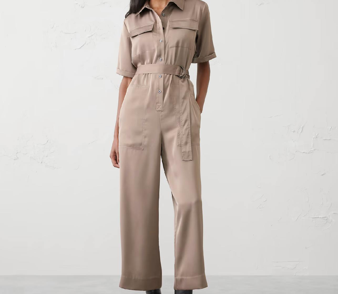 Banana Republic Satin Jumpsuit