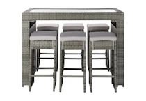Wade Logan Patio Dining Set