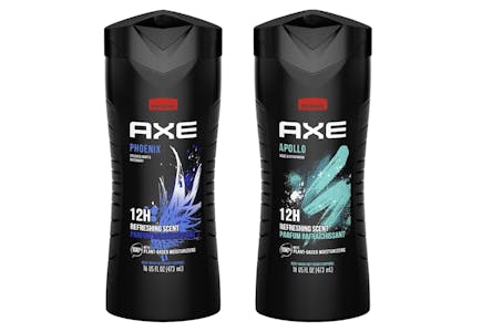 2 Axe Body Washes