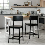 Wood Counter Stool Set