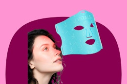 Red Light Therapy Face Mask, Now $39.19 on Amazon (Reg. $120) card image