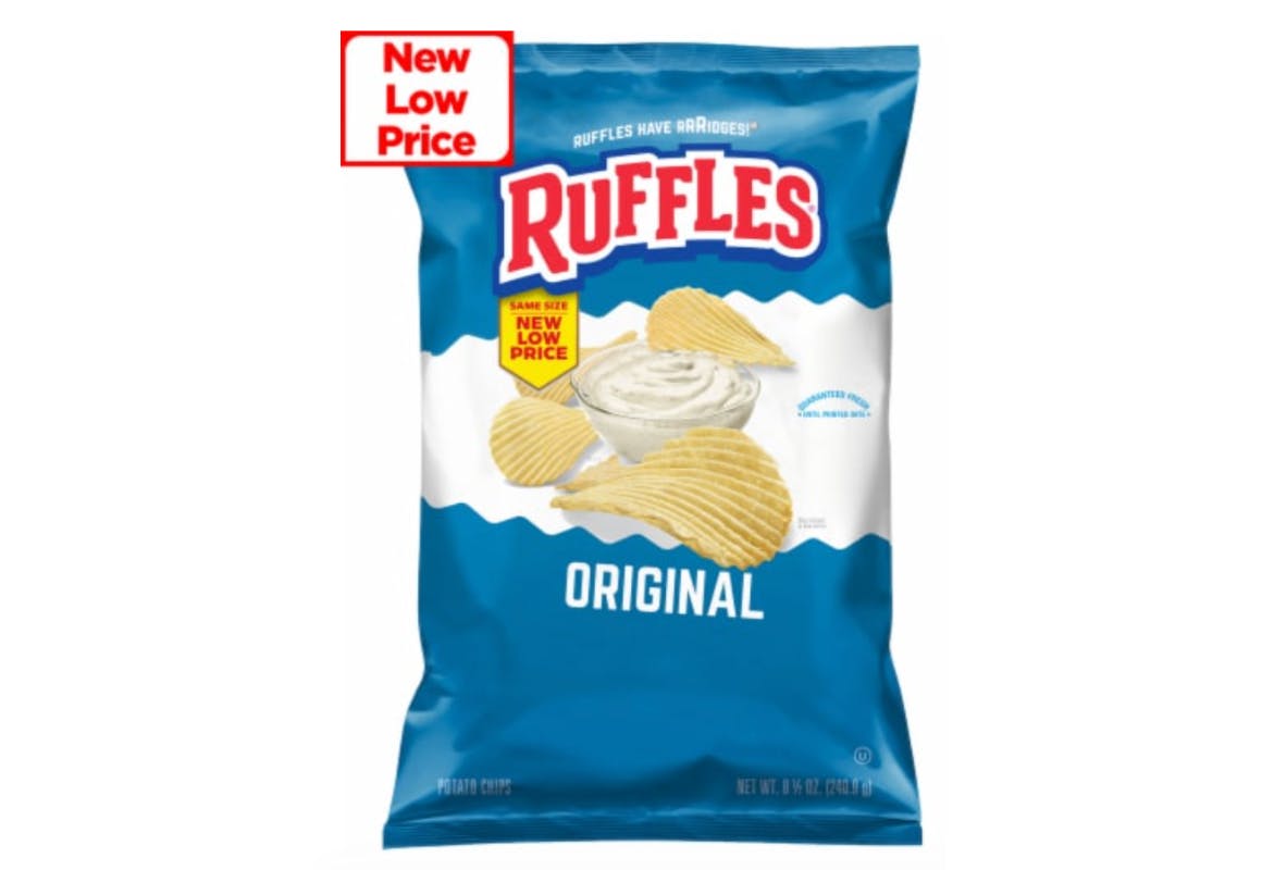 4 Ruffles Chips Bags