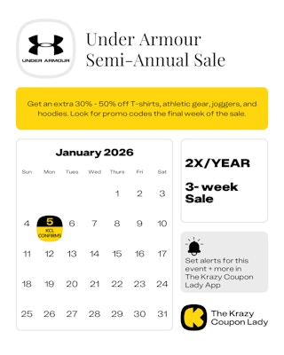 Under Armour semi-annual sale