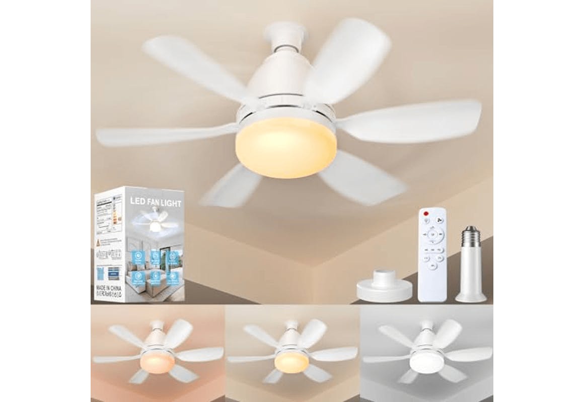 Socket Ceiling Fan