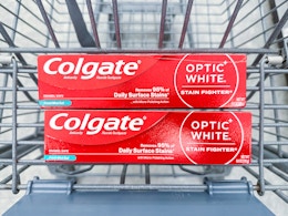 Get Two Tubes of Colgate Toothpaste for $0.50 Each at Walgreens card image