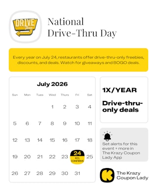 Drive Thru Day 2026 calendar