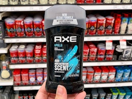 Axe Apollo Antiperspirant Deodorant 4-Pack, as Low as $9.53 on Amazon card image