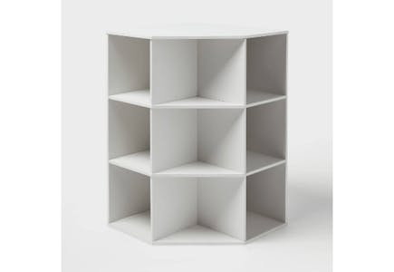 Brightroom Corner Cube Bookshelf