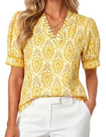 Women's Boho Floral Top