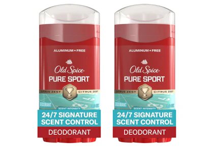 2 Old Spice Deodorants