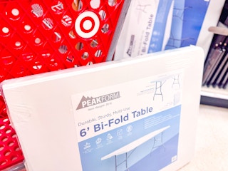 folding banquet tables at target