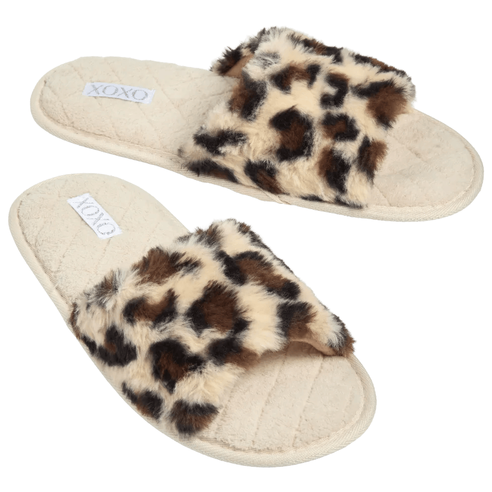 Women's Animal Print Slippers