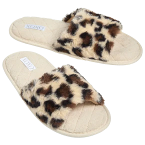 Women's Animal Print Slippers
