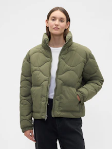 Gap Factory Relaxed Quilted Nylon Jacket
