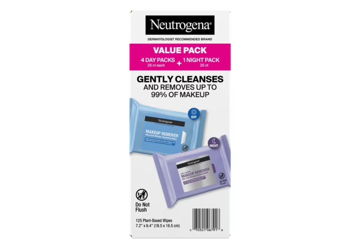 Neutrogena Makeup Remover Wipes 5-Pack
