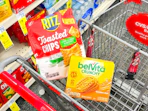 ritz toasted chips and belvita crunchy biscuits in a cvs cart