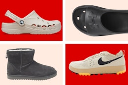 Can't Miss Shoe Deals: $30 Men's Ugg Boots, $22 Adult Crocs, and More card image