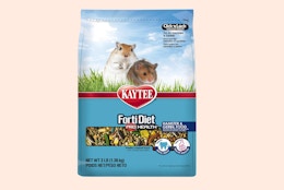 a bag of hamster food