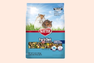 a bag of hamster food