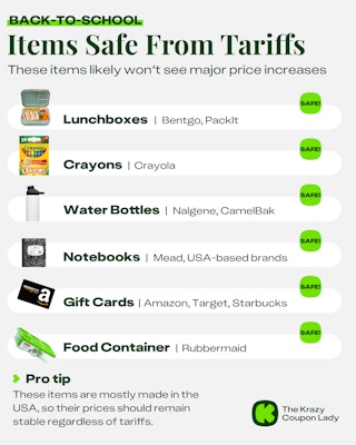 Back to School: Safe from Tariffs