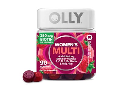 2 Olly Women's Multivitamin Bottles