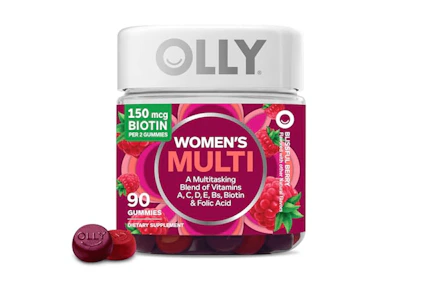 3 Olly Women's Multivitamin Bottles