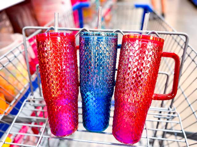 New 30-Ounce Textured Tumblers at Walmart for Only $5 card image