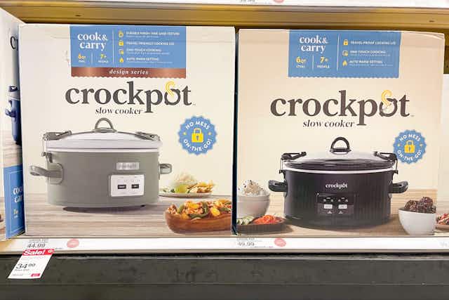 Crock-Pot 6-Quart Programmable Slow Cooker, Only $33.24 at Target card image