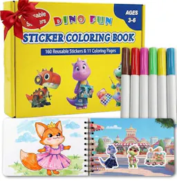 Sticker & Coloring Book