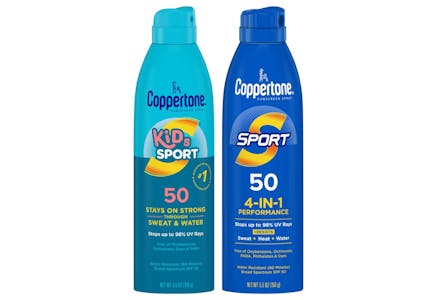 2 Coppertone Sprays